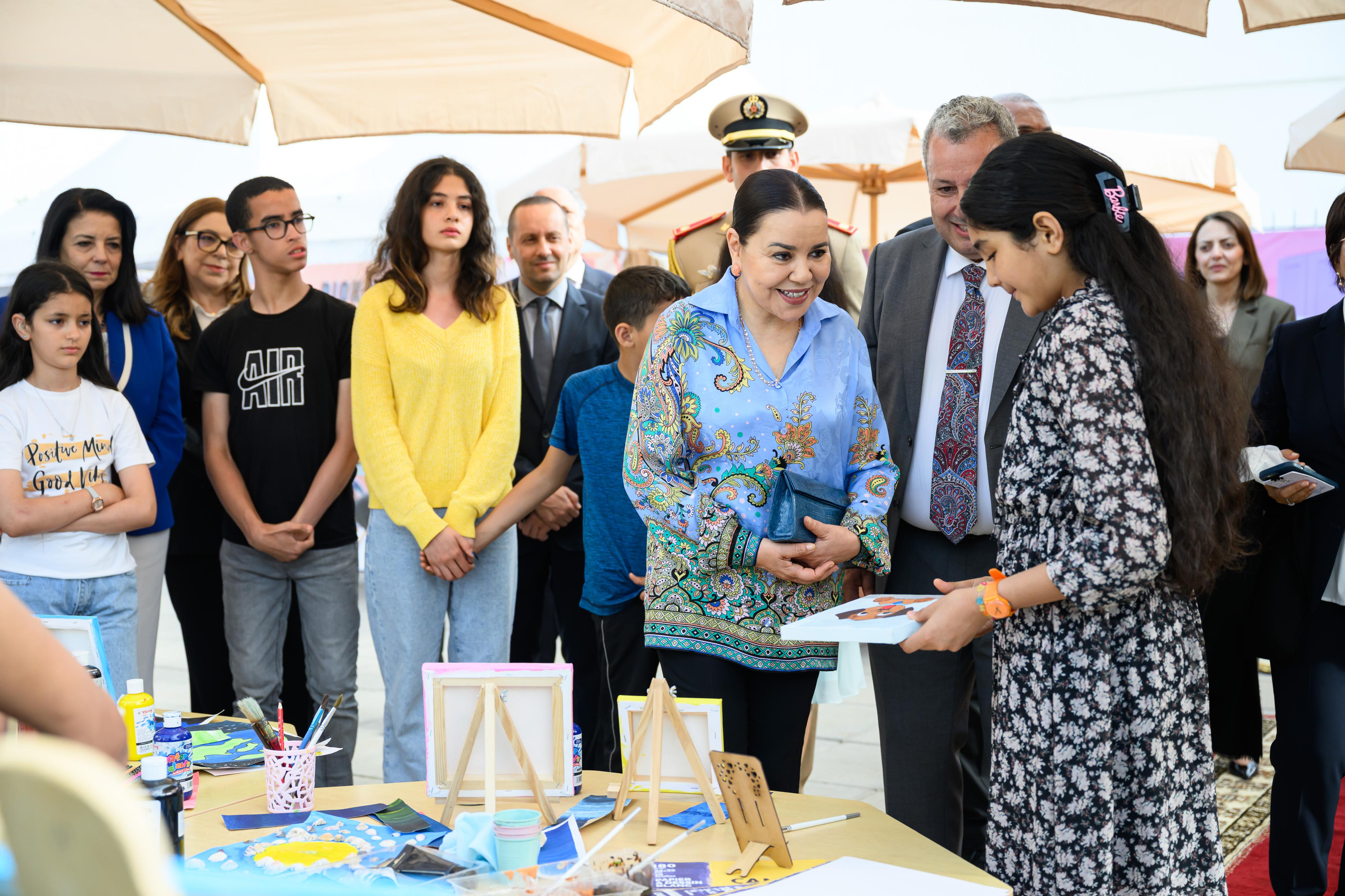 La Princesse Lalla Asmaa préside la cérémonie de fin d’année scolaire 2024-2025 de la Fondation Lalla Asmaa