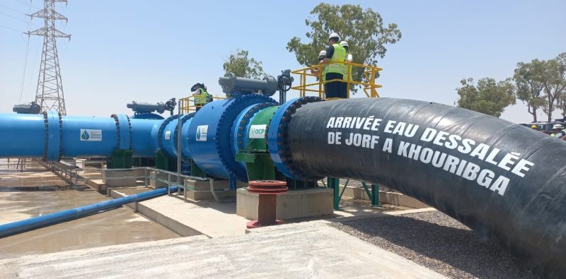 Dessalement de l'eau : Mise en service du pipeline Jorf Lasfar-Khouribga