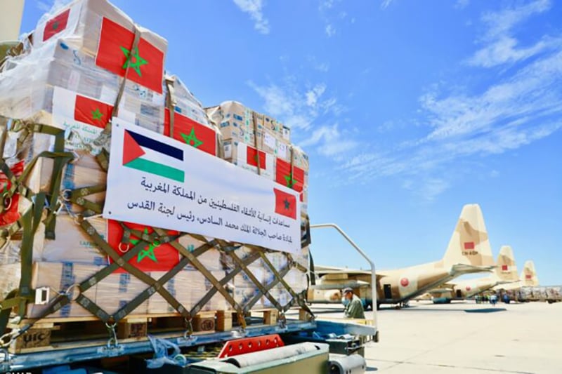 Gaza : Troisième phase de la campagne marocaine d’aide humanitaire