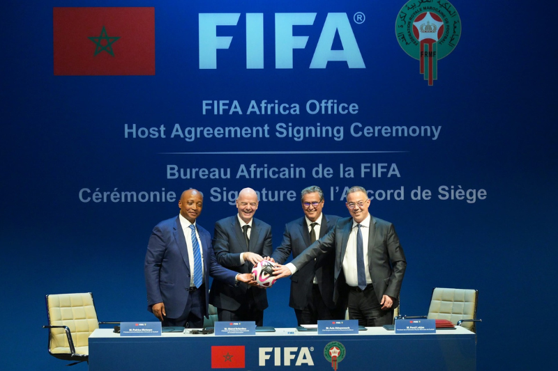 Football : La FIFA inaugure le siège de son Bureau Afrique au Maroc