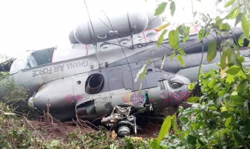 Ghana : Les ministres de la Défense et de l'Environnement périssent dans un crash d’hélicoptère