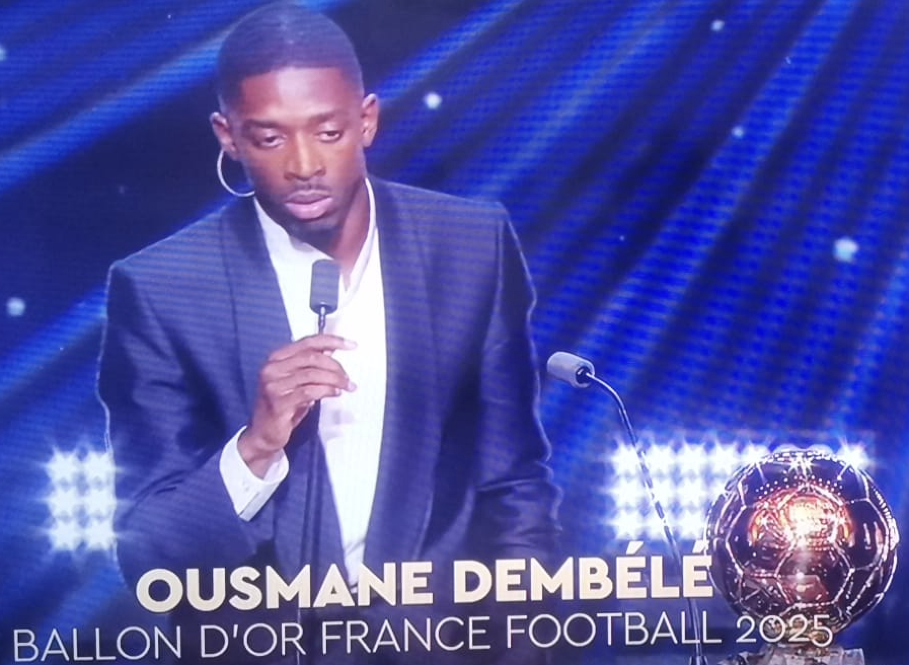 Ousmane Dembélé sacré Ballon d’Or 2025