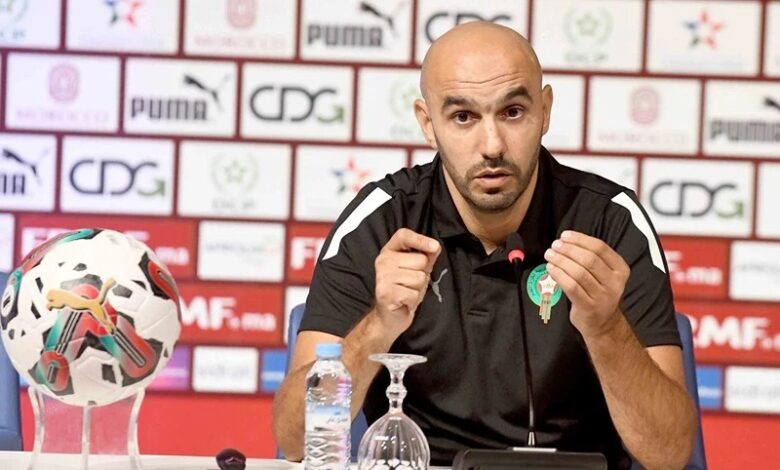 Football : Walid Regragui tiendra une conférence de presse ce jeudi à Salé