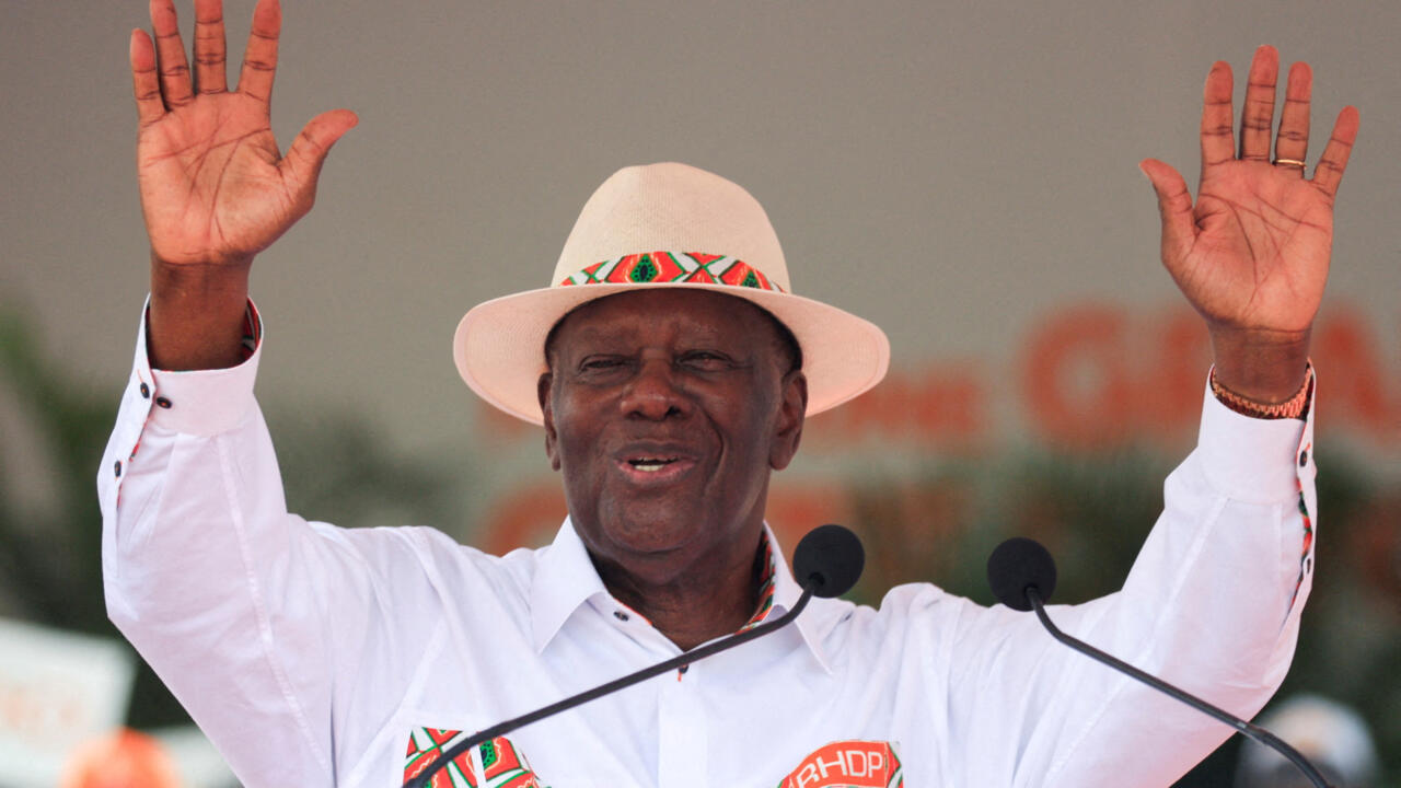 Alassane Ouattara réélu président de la Côte d'Ivoire