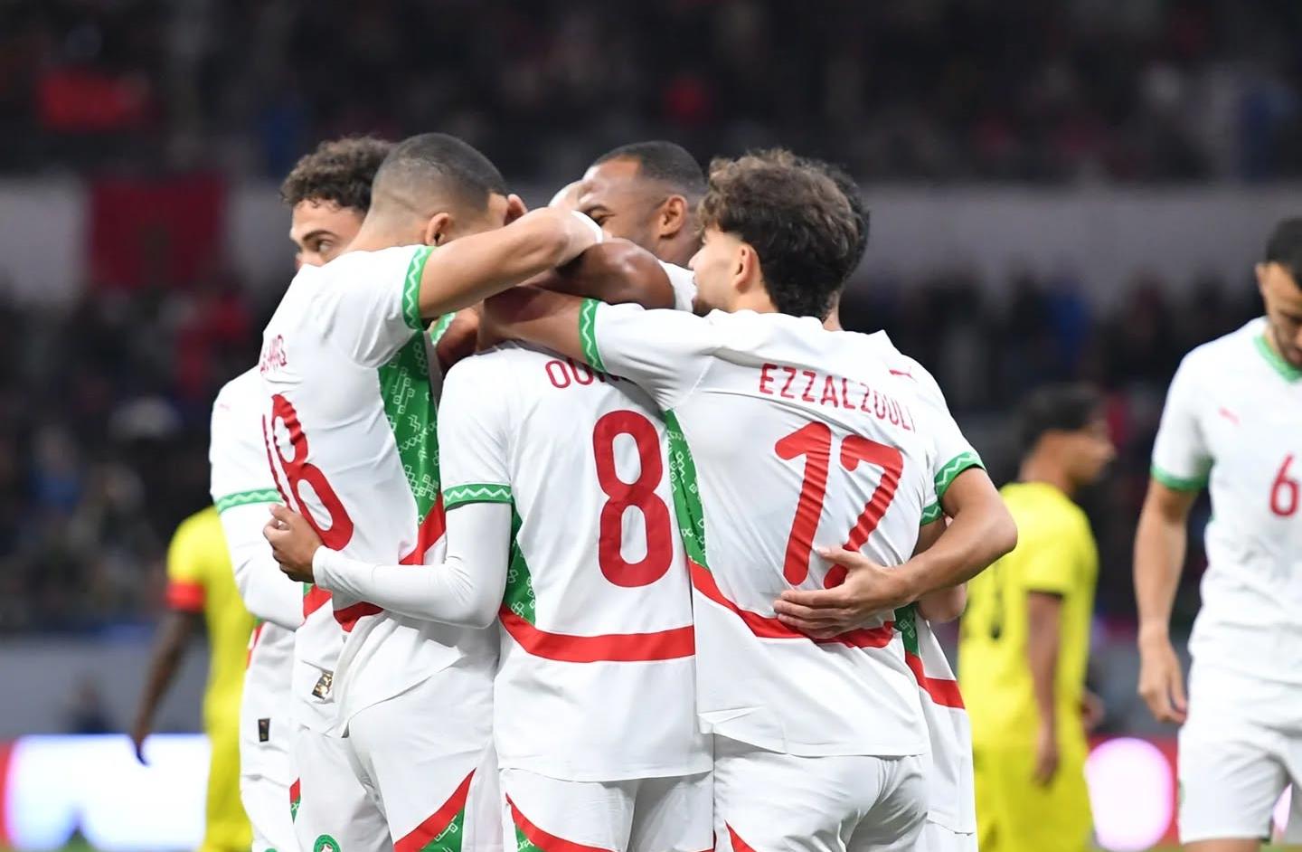 Le Maroc améliore le record mondial de victoires consécutives en battant le Mozambique