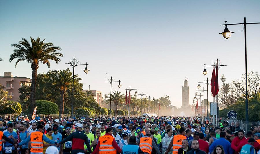 Les athlètes marocains dominent la 36è édition du Marathon International de Marrakech