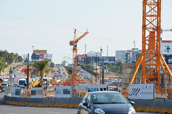 Casablanca en chantier : Perturbation du trafic routier