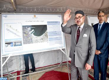 S.M le Roi inaugure la station de traitement des eaux usées de Boukhalef et le système de réutilisation des eaux épurées