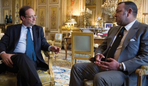 Maroc – France : Le Roi Mohammed VI reçoit un appel de François Hollande