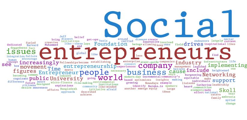 Le British Council encourage l'entreprenariat social
